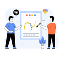 پیش‌نمایش فایل artists-designing-digital-art-4487021 از پک وب