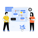 پیش‌نمایش فایل developers-working-on-html-algorithm-4487016 از پک وب