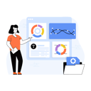پیش‌نمایش فایل female-employee-presenting-data-representation-4487019 از پک وب