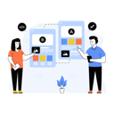پیش‌نمایش فایل male-and-female-developers-working-on-app-testing-4487012 از پک وب