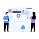 پیش‌نمایش فایل male-and-female-employee-managing-workflow-4487030 از پک وب