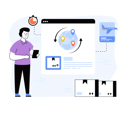پیش‌نمایش فایل man-visiting-logistics-tracking-website-4487026 از پک وب