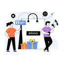 پیش‌نمایش فایل marketing-managers-promoting-brand-using-megaphone-4487017 از پک وب
