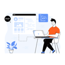 پیش‌نمایش فایل php-developer-coding-homepage-4487044 از پک وب