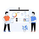 پیش‌نمایش فایل two-men-presenting-company-growth-chart-4487045 از پک وب
