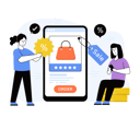 پیش‌نمایش فایل woman-shopping-at-online-sale-4487024 از پک وب