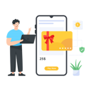 پیش‌نمایش فایل man-paying-via-mobile-wallet-4488144 از پک برنامه وفاداری مشتریان