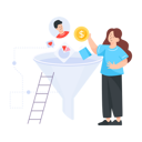 پیش‌نمایش فایل marketing-agent-convincing-customers-4488160 از پک برنامه وفاداری مشتریان
