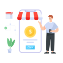 پیش‌نمایش فایل person-paying-online-through-smartphone-app-4488154 از پک برنامه وفاداری مشتریان