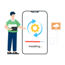 پیش‌نمایش فایل app-installation-4472597 از پک اپلیکیشن‌ها و خدمات موبایل