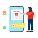 پیش‌نمایش فایل booking-app-4472588 از پک اپلیکیشن‌ها و خدمات موبایل