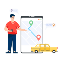 پیش‌نمایش فایل cab-app-4472619 از پک اپلیکیشن‌ها و خدمات موبایل