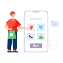پیش‌نمایش فایل ecommerce-app-4472596 از پک اپلیکیشن‌ها و خدمات موبایل