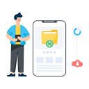پیش‌نمایش فایل mobile-synchronization-4472615 از پک اپلیکیشن‌ها و خدمات موبایل