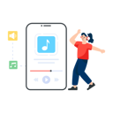 پیش‌نمایش فایل music-app-4472630 از پک اپلیکیشن‌ها و خدمات موبایل