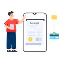 پیش‌نمایش فایل online-receipt-4472629 از پک اپلیکیشن‌ها و خدمات موبایل