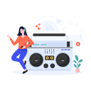 پیش‌نمایش فایل electronic-music-4489771 از پک ویژگی‌های اپلیکیشن موسیقی