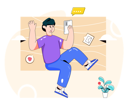 پیش‌نمایش فایل chatting-on-social-media-4503078 از پک رسانه‌های اجتماعی
