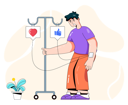 پیش‌نمایش فایل man-addicted-with-social-media-4503086 از پک رسانه‌های اجتماعی