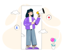 پیش‌نمایش فایل woman-doing-social-media-marketing-using-megaphone-4503057 از پک رسانه‌های اجتماعی
