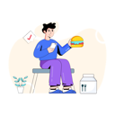 پیش‌نمایش فایل customer-received-food-delivery-4503053 از پک غذا