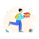 پیش‌نمایش فایل pizza-delivery-agent-delivering-pizza-4503043 از پک غذا