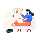 پیش‌نمایش فایل woman-ordering-food-online-4503050 از پک غذا