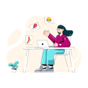 پیش‌نمایش فایل woman-ordering-food-online-using-laptop-4503033 از پک غذا