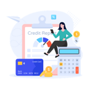پیش‌نمایش فایل credit-report-4489831 از پک اپلیکیشن بانکی