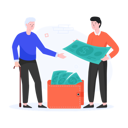 پیش‌نمایش فایل retirement-fund-4489861 از پک اپلیکیشن بانکی