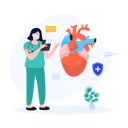 پیش‌نمایش فایل cardiologist-4489725 از پک اپلیکیشن موبایل مراقبت بهداشتی آنلاین