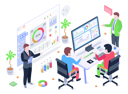 پیش‌نمایش فایل accounting-software-4500547 از پک ایزومتریک
