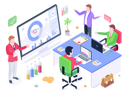 پیش‌نمایش فایل business-services-4500534 از پک ایزومتریک
