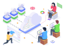 پیش‌نمایش فایل cloud-computing-4500532 از پک ایزومتریک