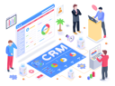 پیش‌نمایش فایل crm-software-4500552 از پک ایزومتریک
