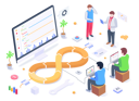 پیش‌نمایش فایل devops-4500541 از پک ایزومتریک