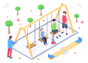 پیش‌نمایش فایل kids-swing-4500561 از پک ایزومتریک