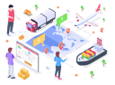 پیش‌نمایش فایل supply-chain-4500545 از پک ایزومتریک