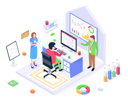 پیش‌نمایش فایل web-development-4500521 از پک ایزومتریک