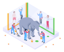 پیش‌نمایش فایل zoo-workers-4500557 از پک ایزومتریک