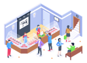 پیش‌نمایش فایل butcher-shop-4495950 از پک خرید