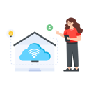 پیش‌نمایش فایل home-cloud-4472565 از پک فناوری‌های خانه هوشمند
