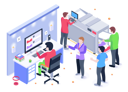 پیش‌نمایش فایل digital-printing-by-employer-at-office-4496138 از پک صنعتی و تولیدی