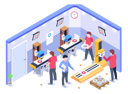 پیش‌نمایش فایل factory-workers-using-grinding-machine-production-4496141 از پک صنعتی و تولیدی
