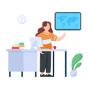 پیش‌نمایش فایل online-teacher-4489884 از پک یادگیری آنلاین