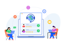 پیش‌نمایش فایل customer-support-4486084 از پک برنامه وب و موبایل
