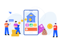 پیش‌نمایش فایل mobile-banking-4486105 از پک برنامه وب و موبایل
