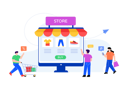 پیش‌نمایش فایل online-store-4486087 از پک برنامه وب و موبایل