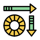 پیش‌نمایش فایل arrow-circle-10203324 از پک اینفوگرافیک