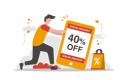 پیش‌نمایش فایل 40-percent-discount-10596882 از پک فروش و پیشنهاد